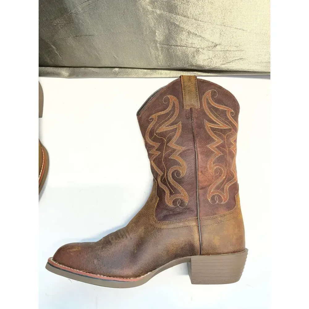 Men's Stampede Western Boots - Waxy Brown
